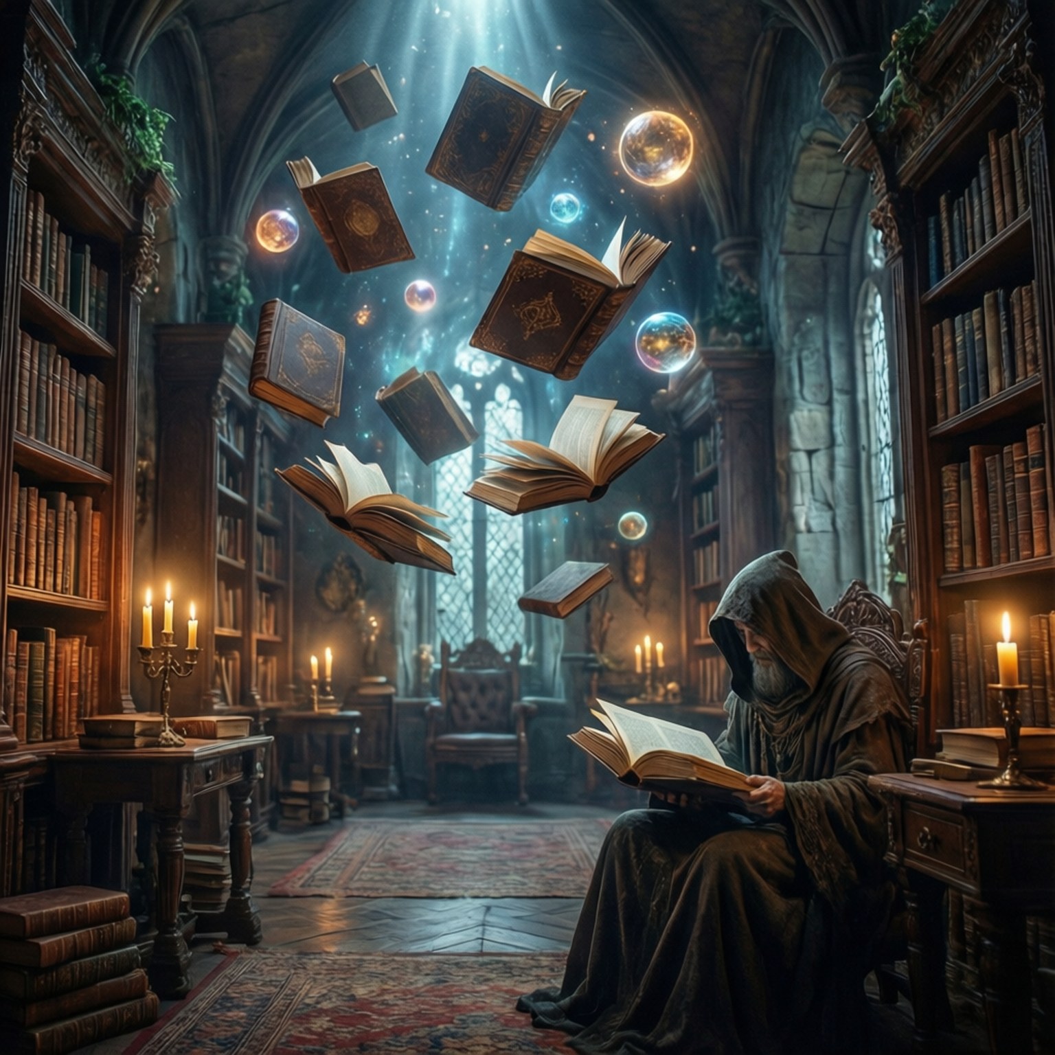 Ancient Magic Library Taustakuvat