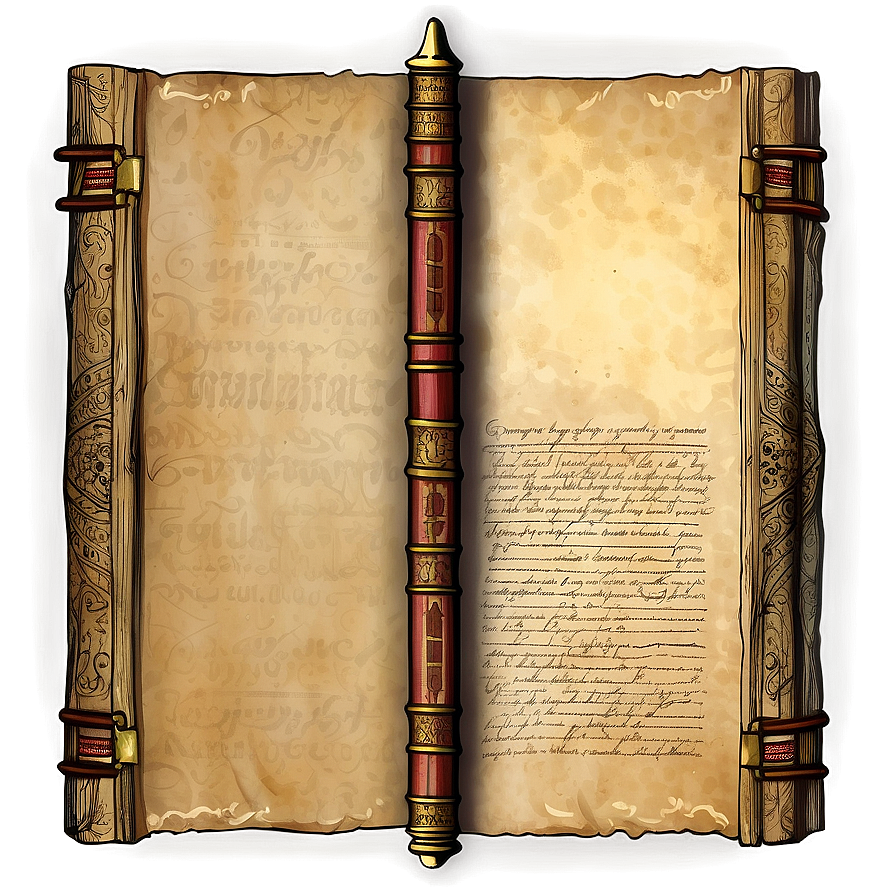 Ancient Manuscript Vector Art Png Mye PNG