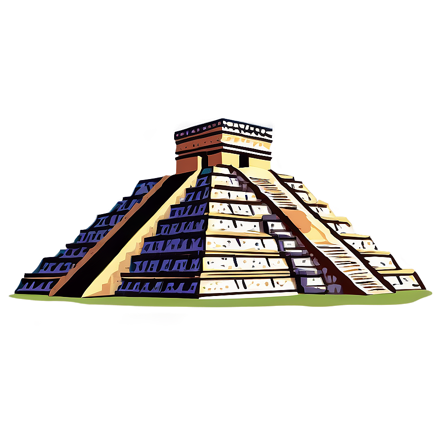 Ancient Mayan Pyramids Mexico Png Mcj82 PNG