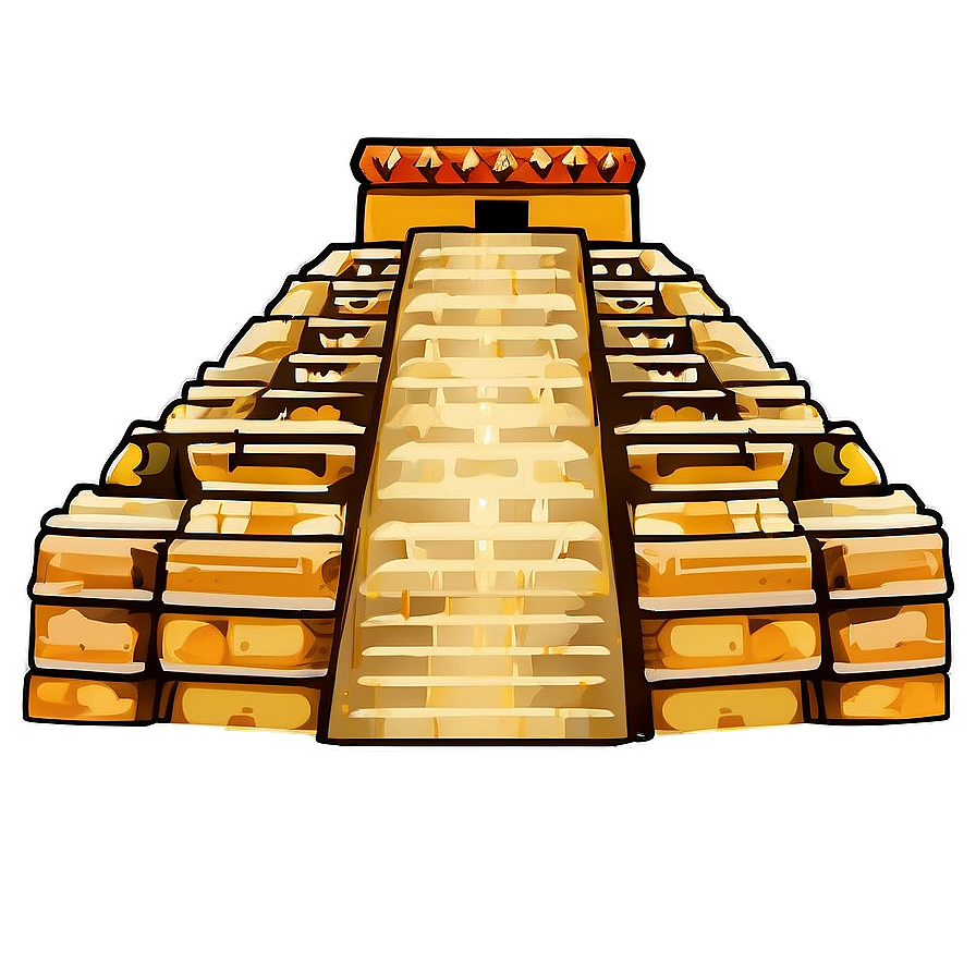 Ancient Mayan Pyramids Mexico Png Rct PNG