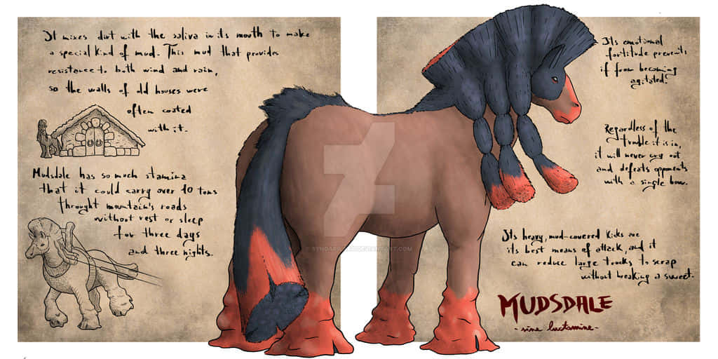 Ancient Record Of Mudsdale Wallpaper