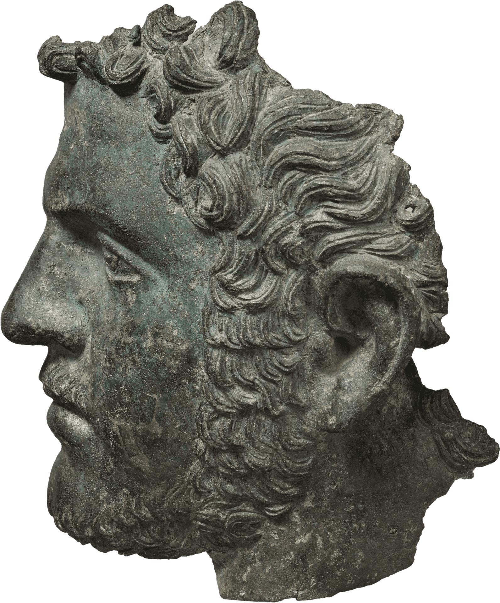 Download Ancient Roman Bronze Bust | Wallpapers.com