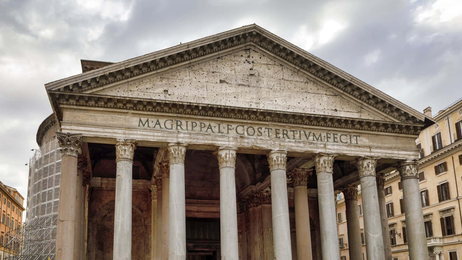 Spektakulære ruiner fra oldtidens Rom pynte denne smukke tapet Wallpaper