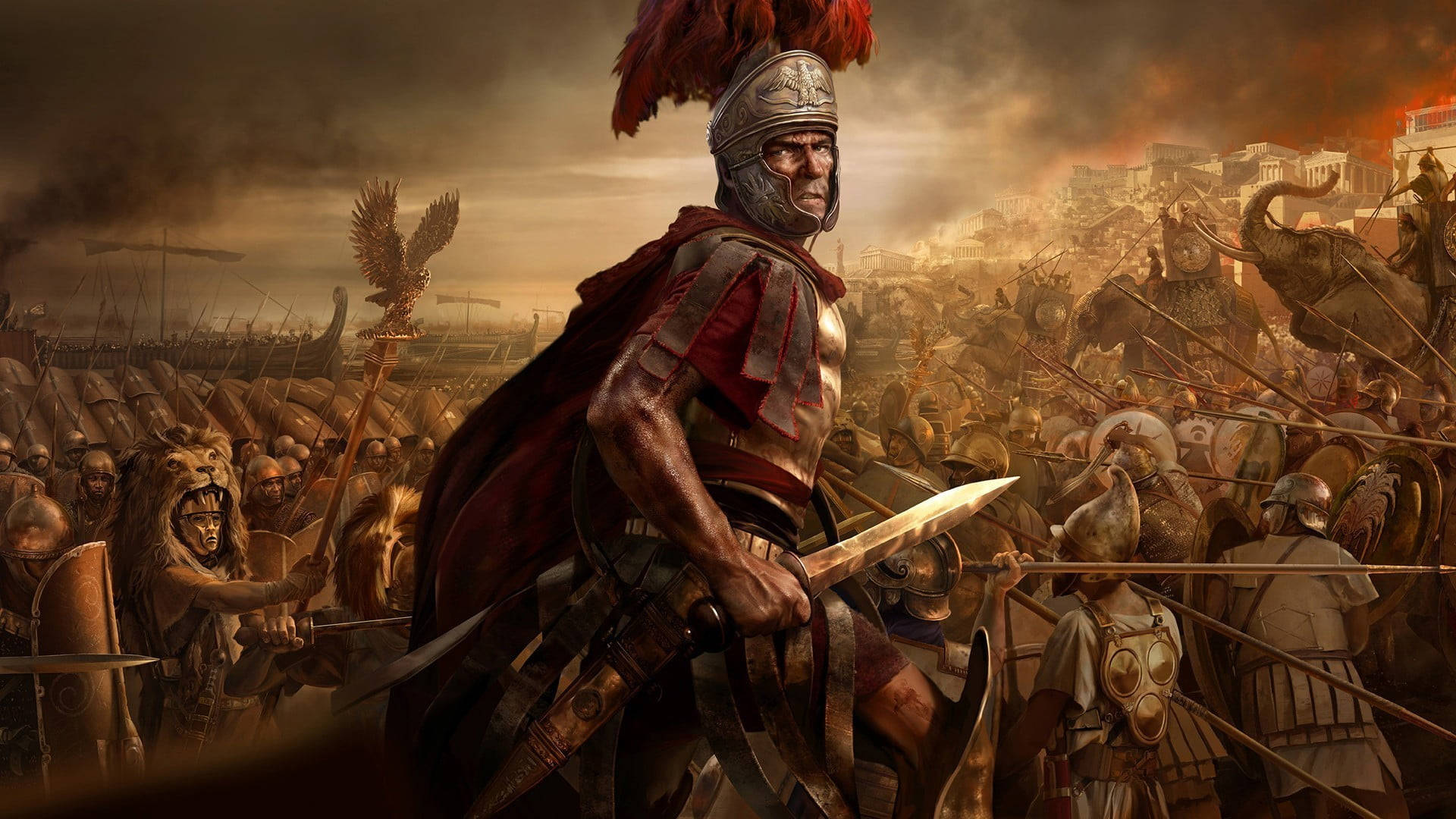Ancient Roman Soldier Of Rome Wallpaper