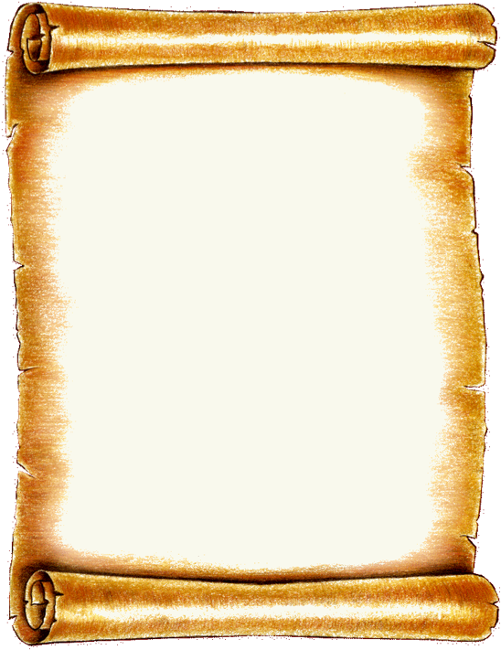 Ancient Scroll Blank Template PNG