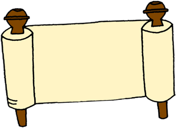 Ancient Scroll Illustration PNG