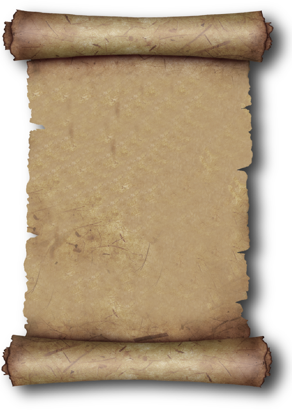 Ancient Scroll Paper Texture PNG