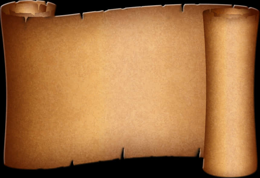 Ancient Scroll Parchment Background PNG