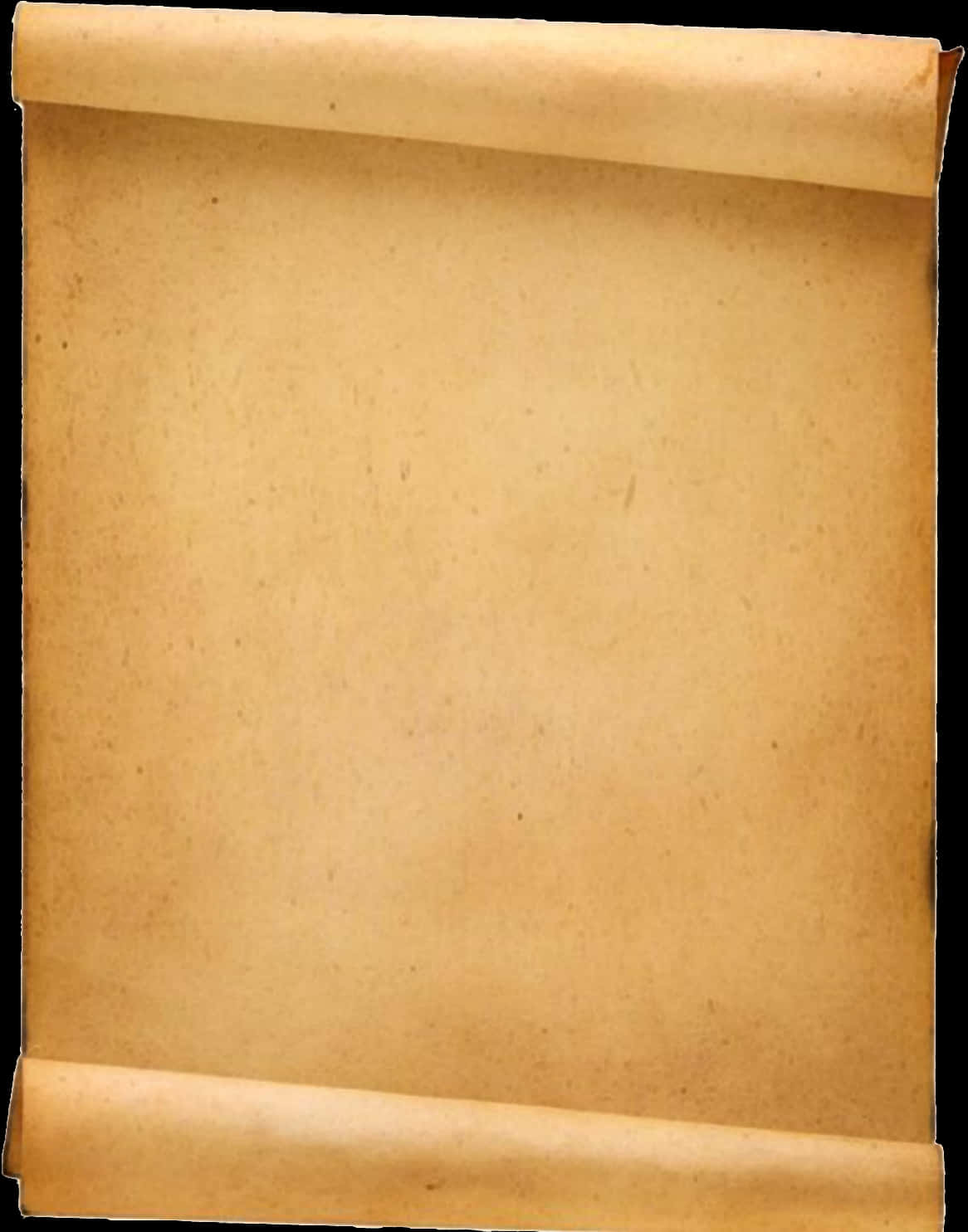 Ancient Scroll Parchment Background PNG
