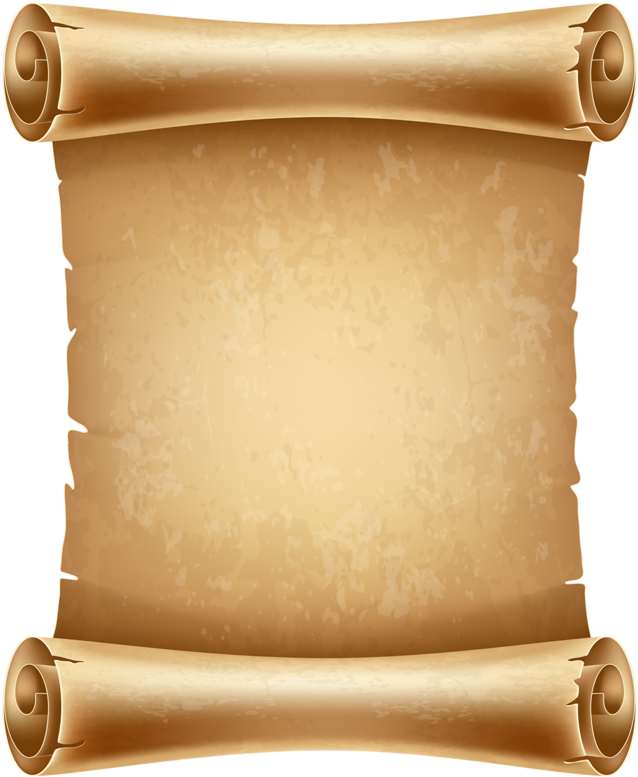 Ancient Scroll Parchment Graphic PNG