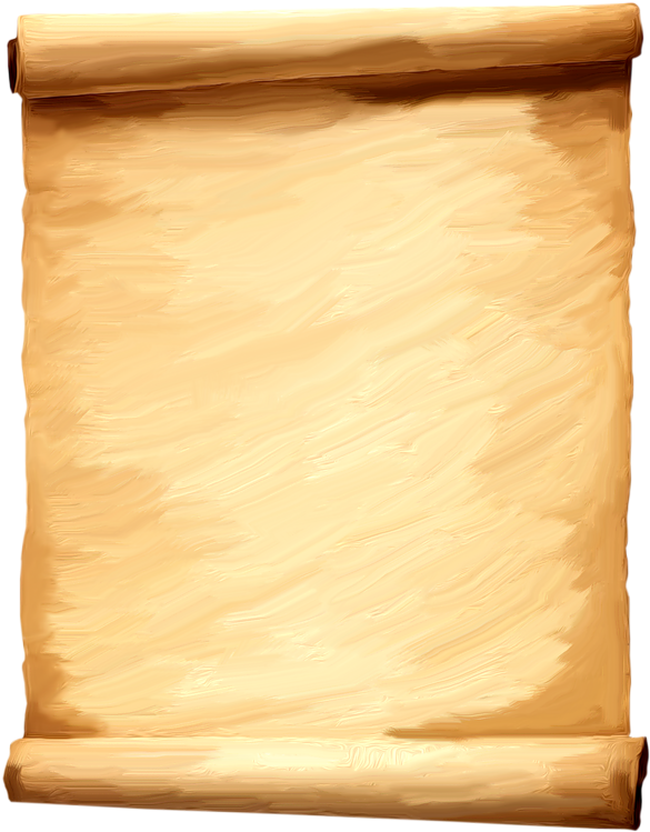 Ancient Scroll Parchment Texture PNG