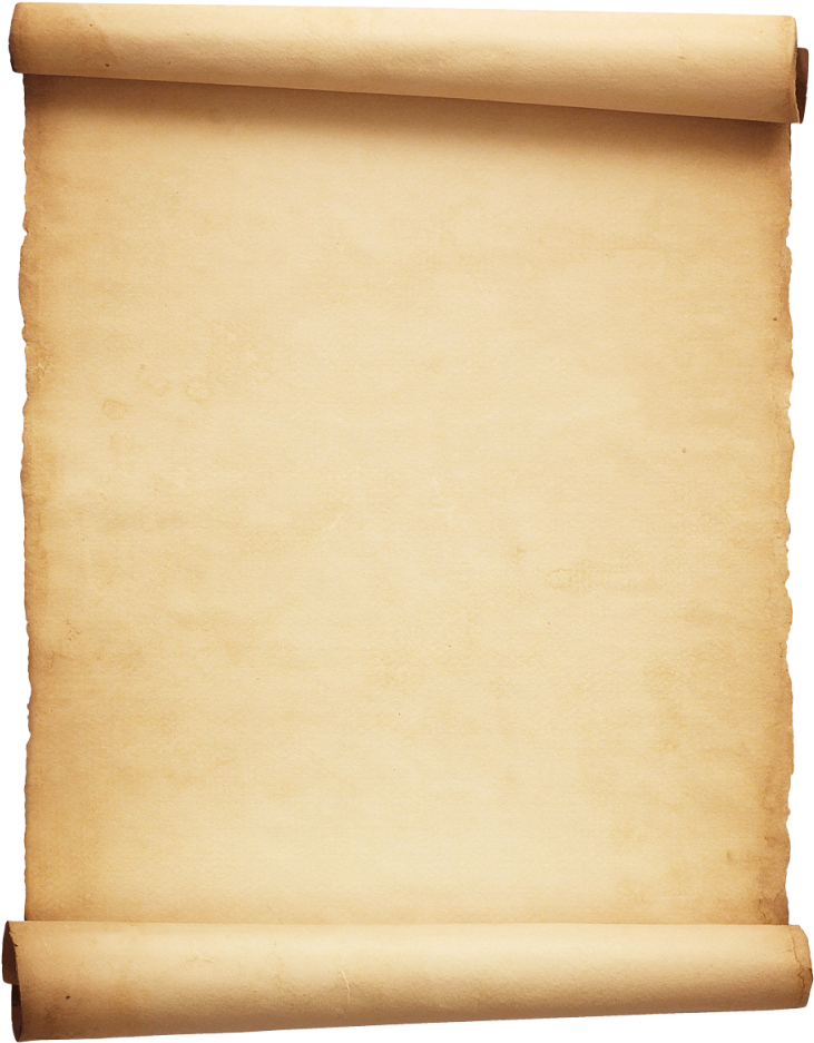Ancient Scroll Parchment Texture PNG