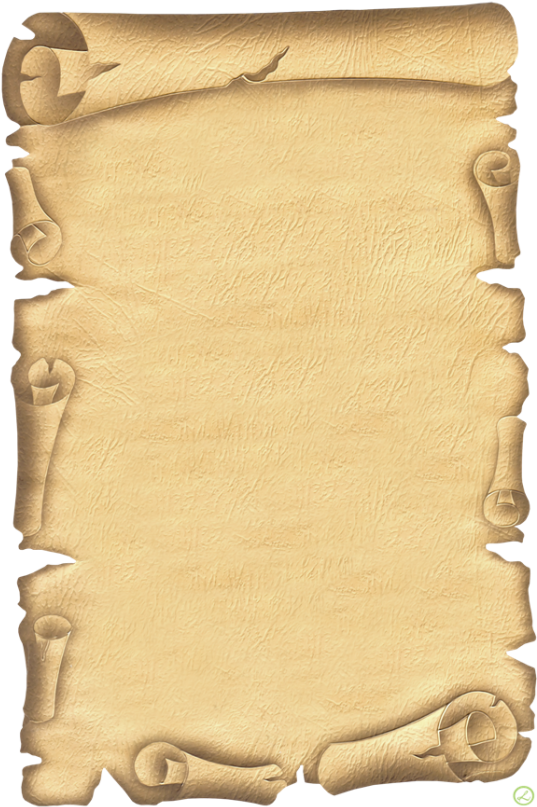 Ancient Scroll Parchment Texture PNG