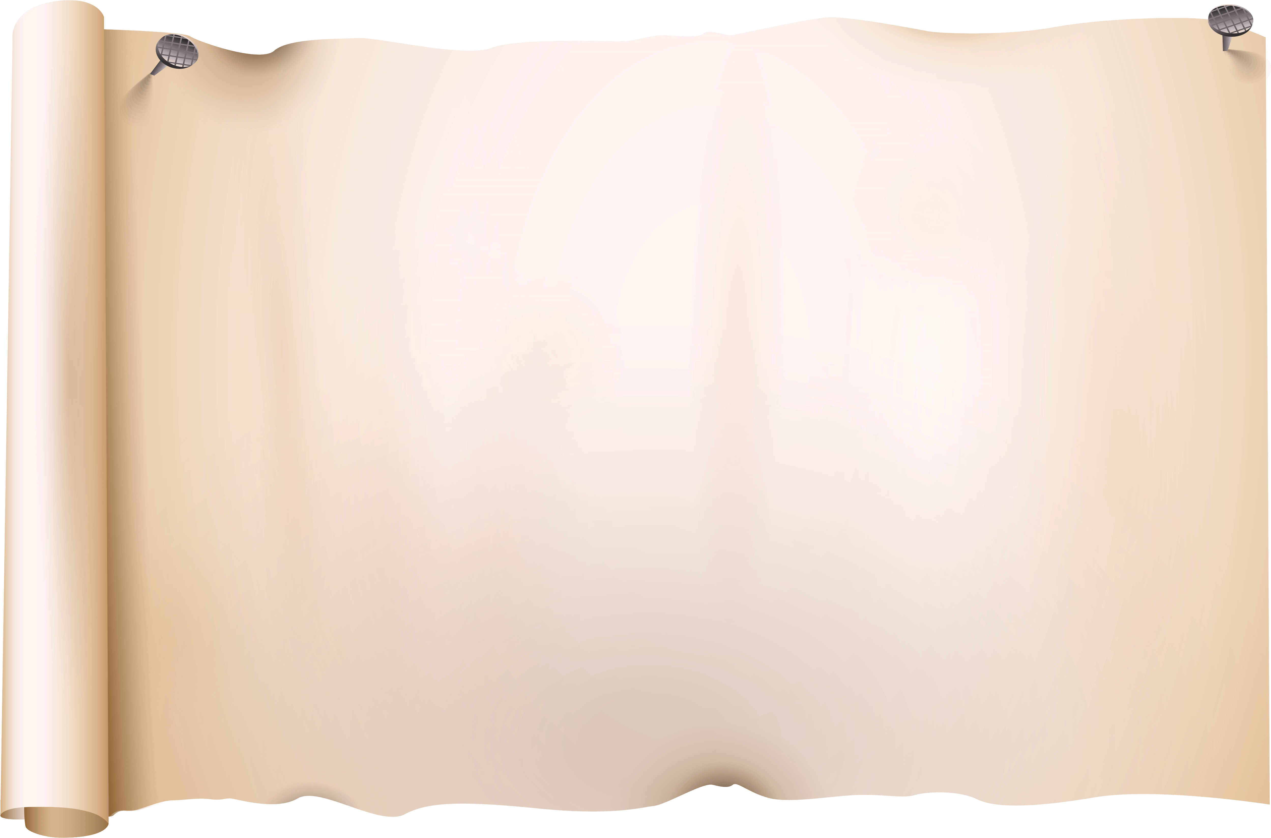 Ancient Scroll Unfurled PNG