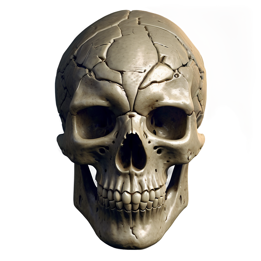 Ancient Skull Concept Png B PNG