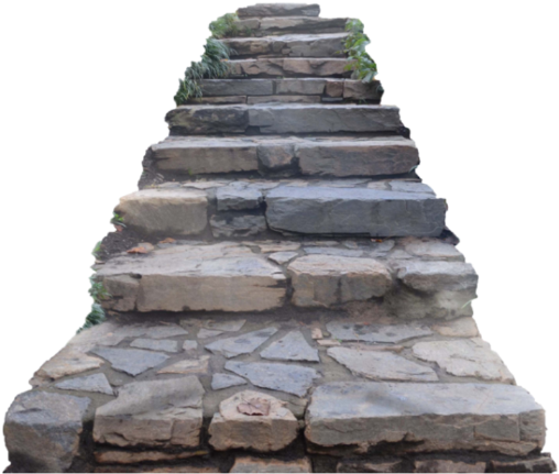 Ancient Stone Staircase PNG