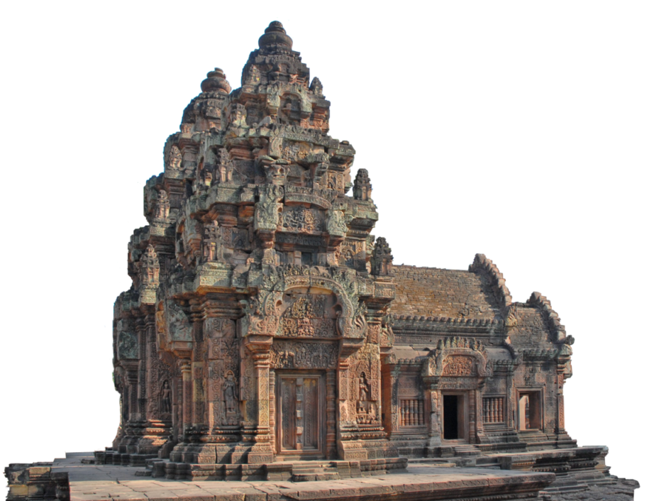 Ancient Stone Temple Architecture PNG