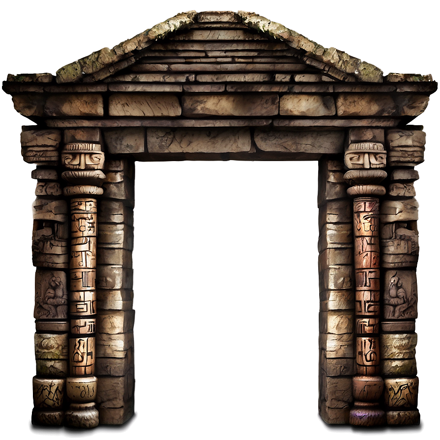 Ancient Temple Building Png 05242024 PNG