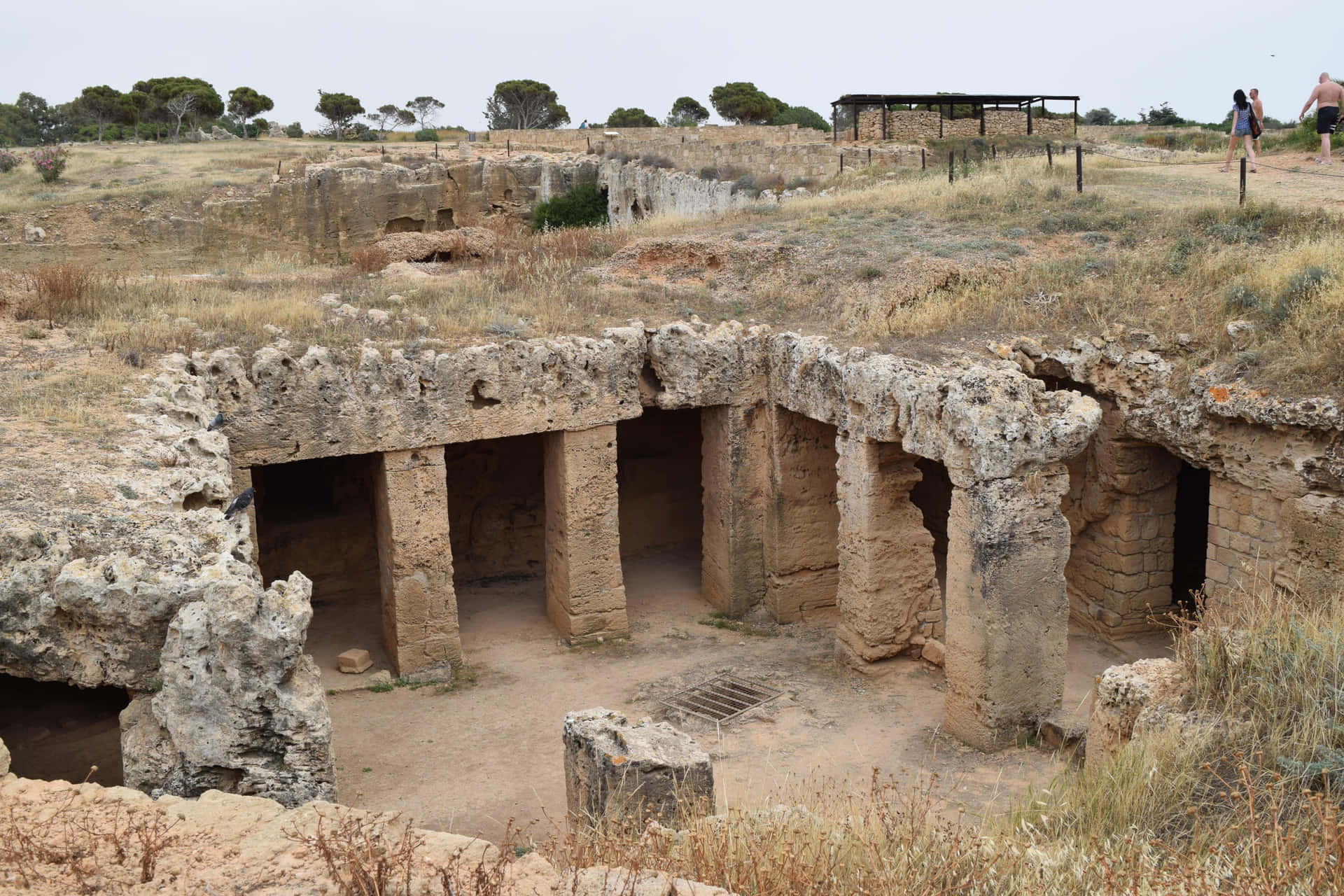 Ancient Tombs Of The Kings In Paphos Wallpaper