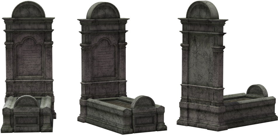 Ancient Tombstone Designs PNG