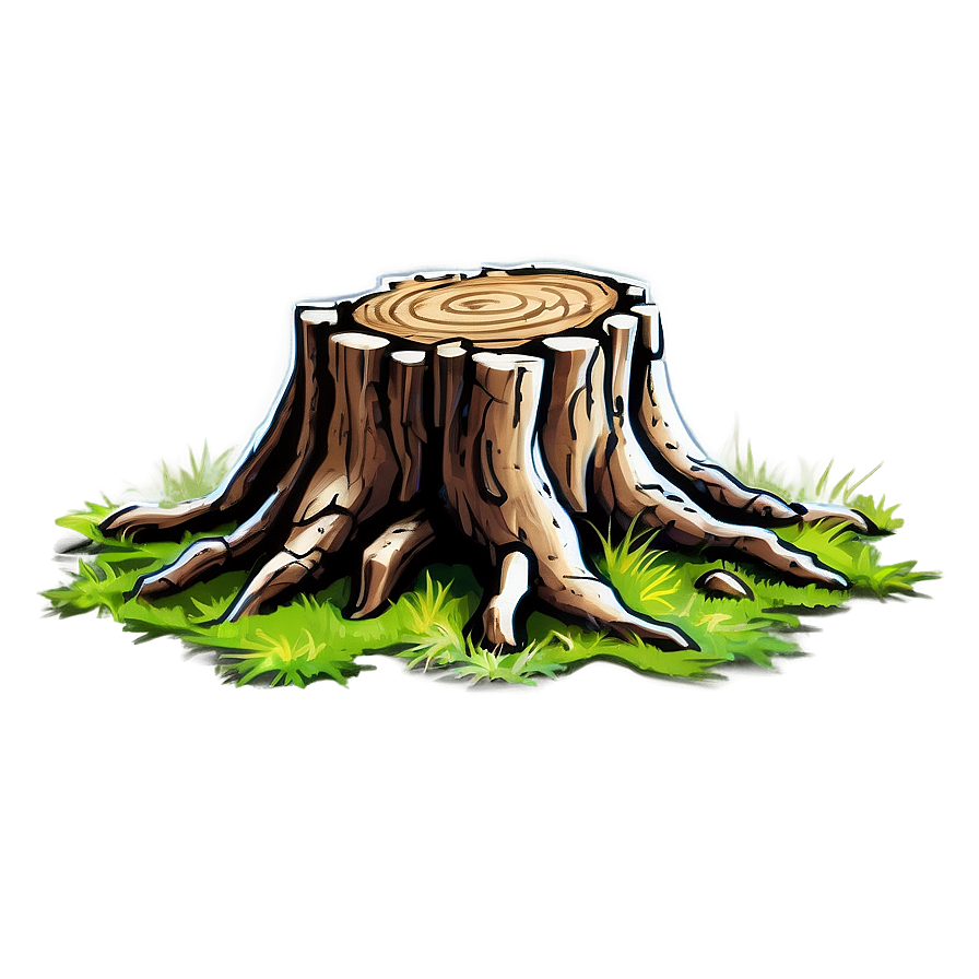 Ancient Tree Stump Png 17 PNG