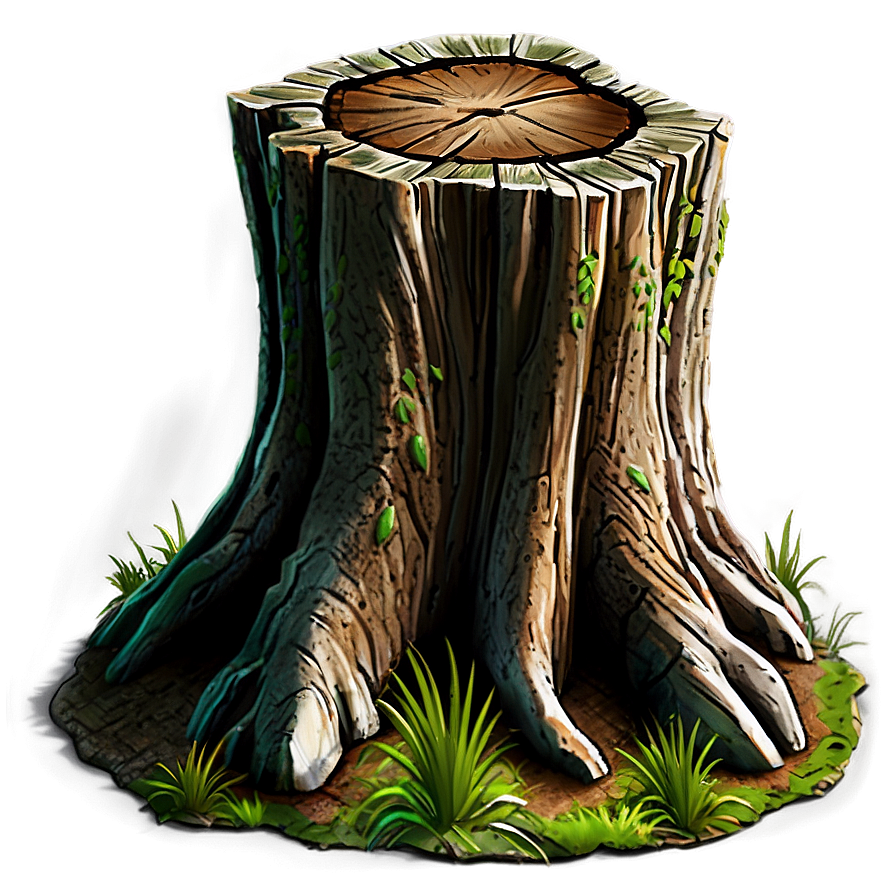 Download Ancient Tree Stump Png Qeb | Wallpapers.com