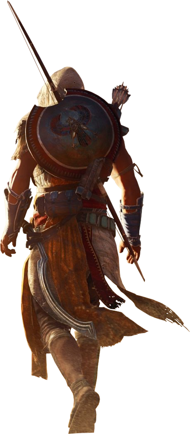 Ancient Warrior Readyfor Battle PNG