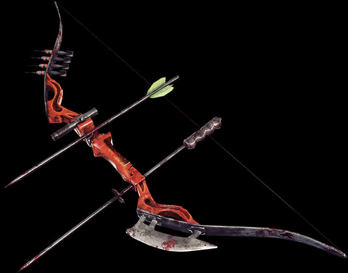 Ancient Weaponry Bowand Arrow PNG