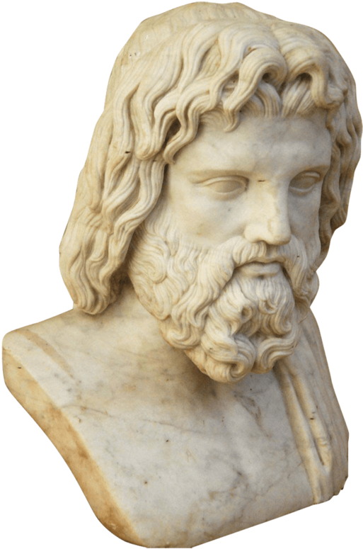 Download Ancient Zeus Sculpture Bust | Wallpapers.com