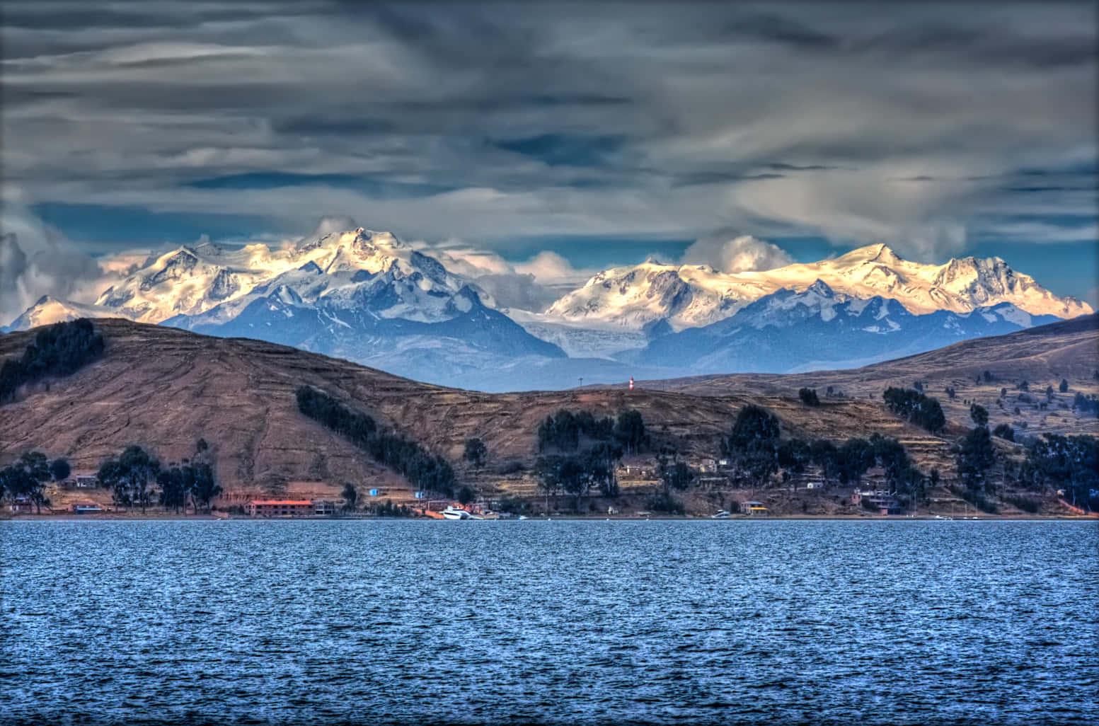 Andes Mountains From Lake Titicaca Wallpaper