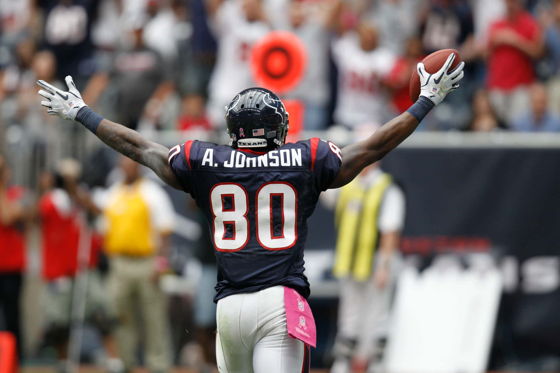 Andre Johnson Celebrating Touchdown Wallpaper