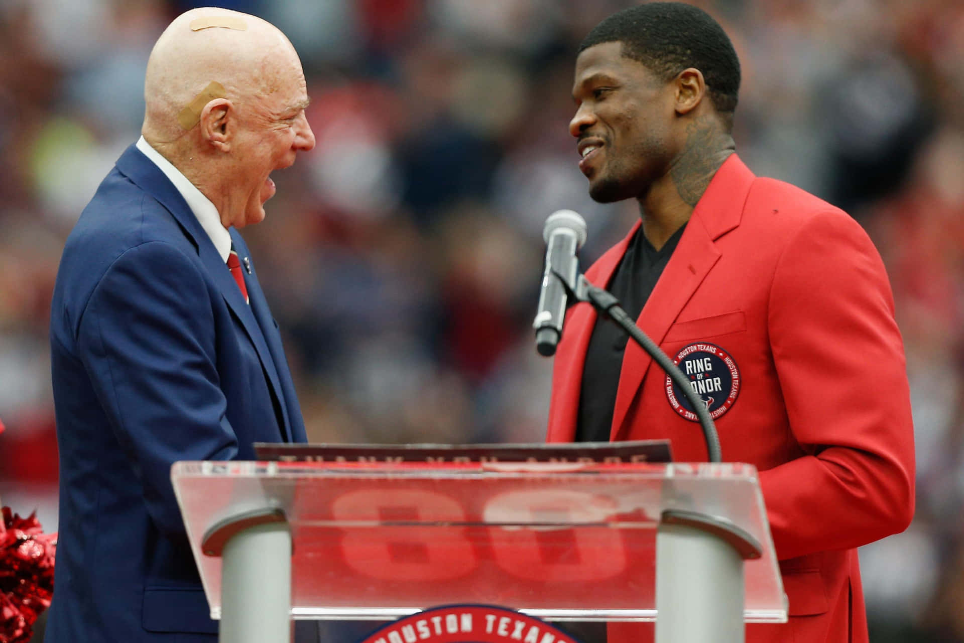 Andre Johnson Speech Houston Texans Event Wallpaper