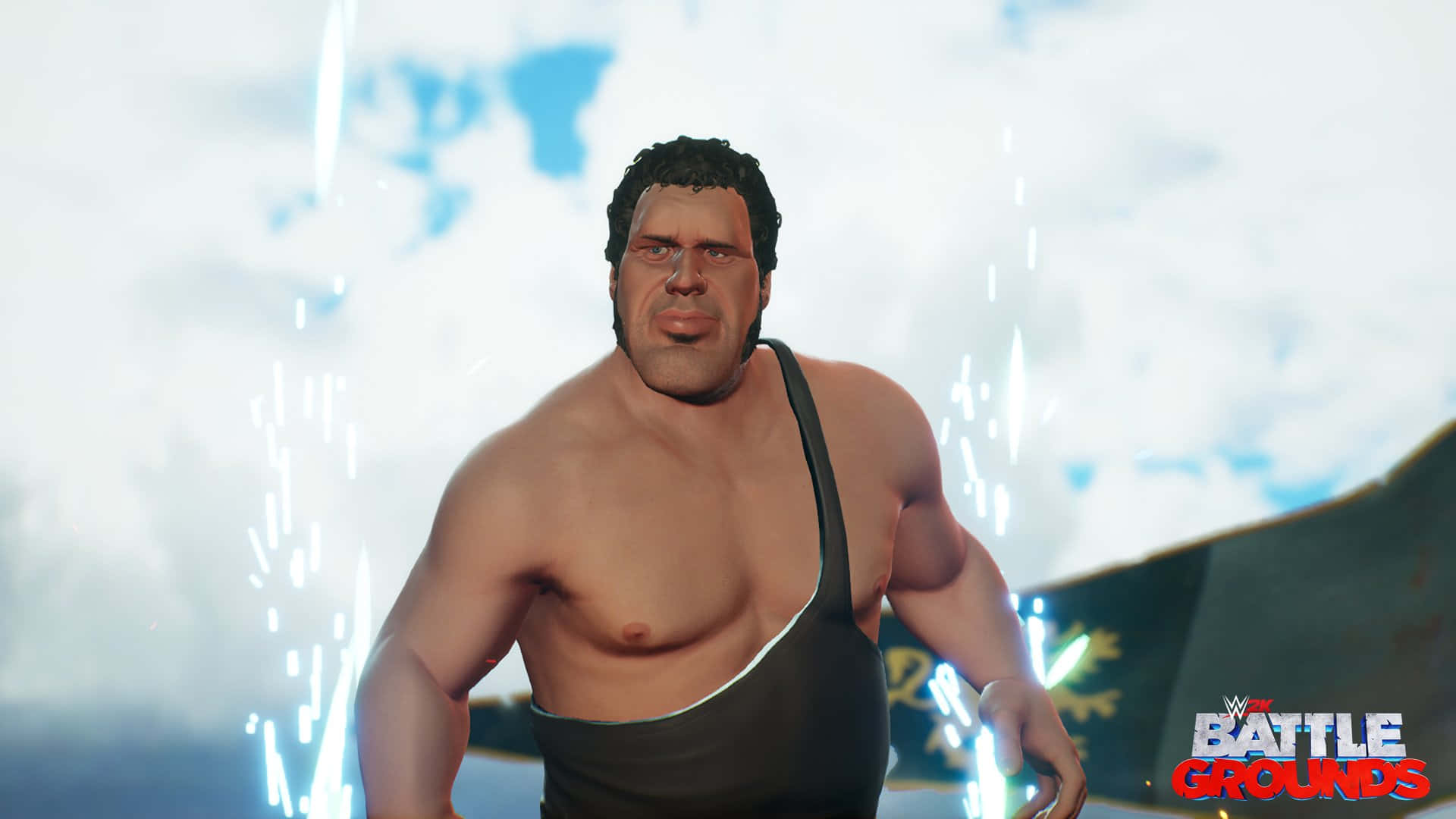 Andre The Giant Battle Grounds Game Wallpaper