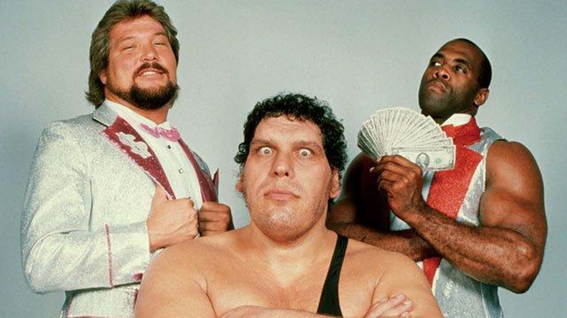 Andre The Giant With Ted And Virgil Wallpaper