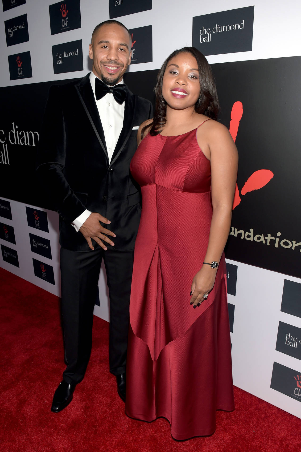 Andre Ward And His Wife At The Diamond Ball Wallpaper