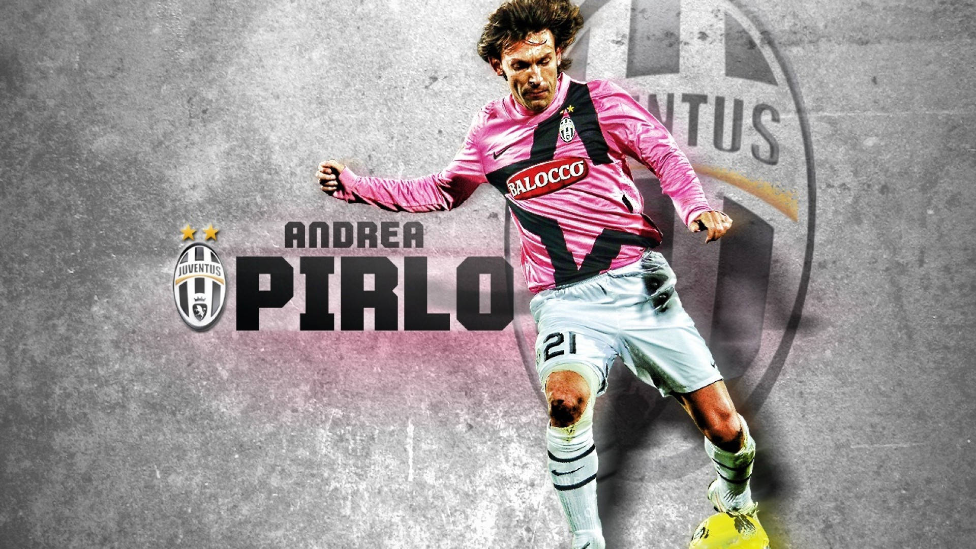 Andrea Pirlo Balocco Juventus Jersey Tapet. Wallpaper