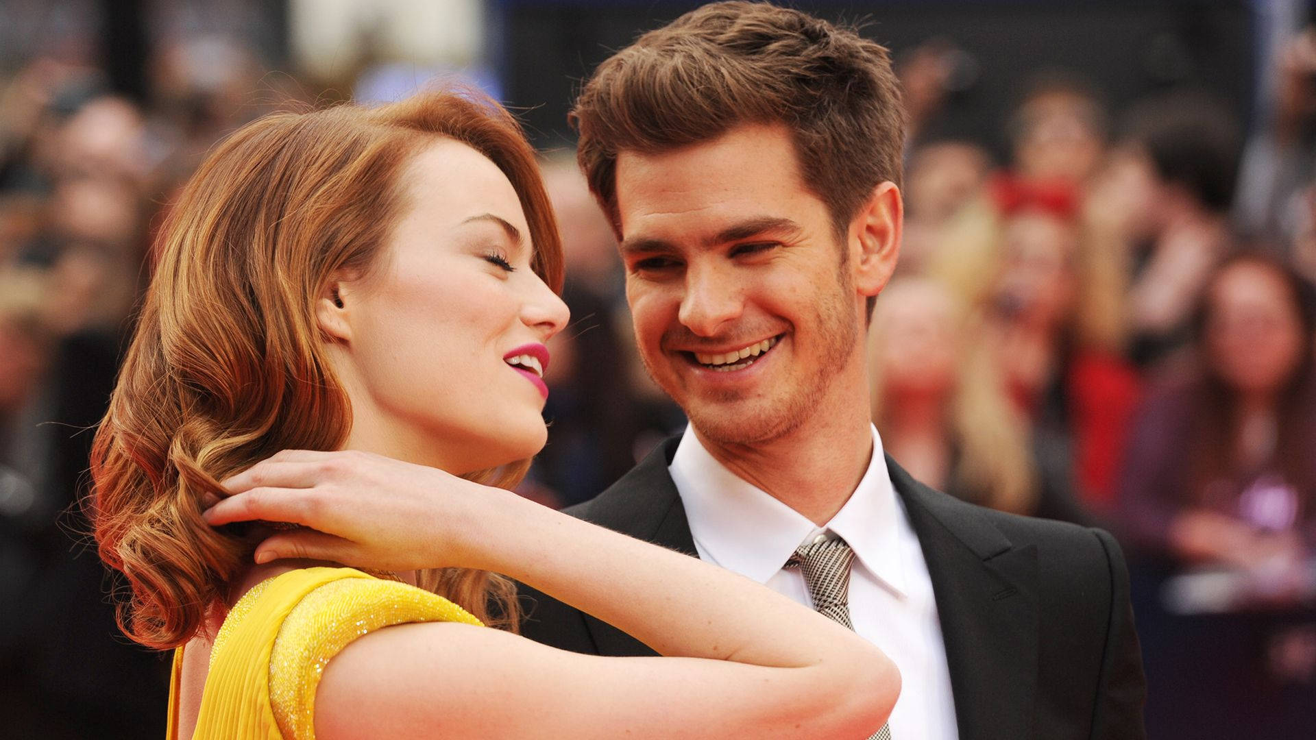 Andrew Garfield And Emma Stone Premiere
