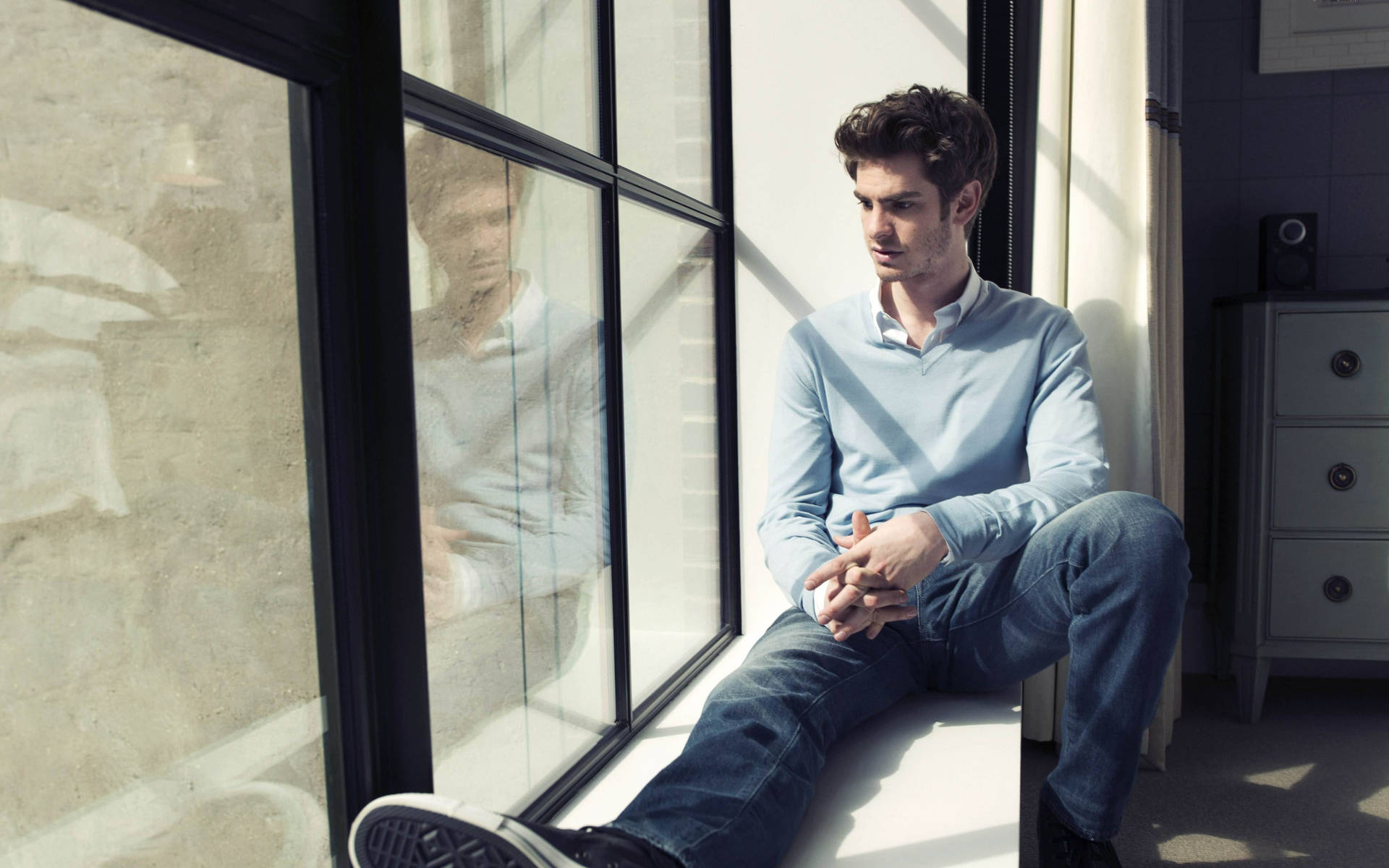 Andrew Garfield In The Social Network Wallpaper
