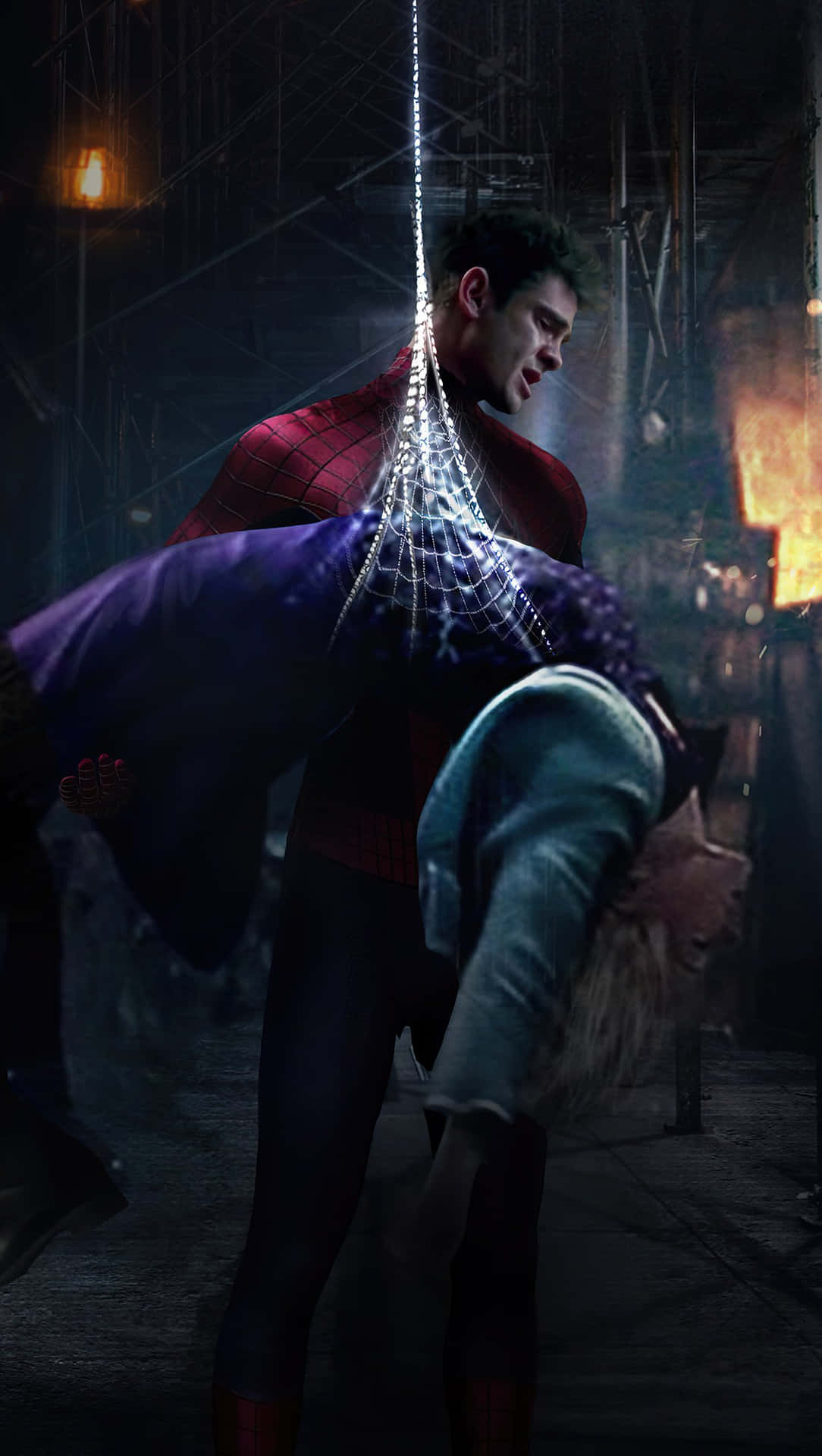 Andrew Garfield som Spider-Man Wallpaper