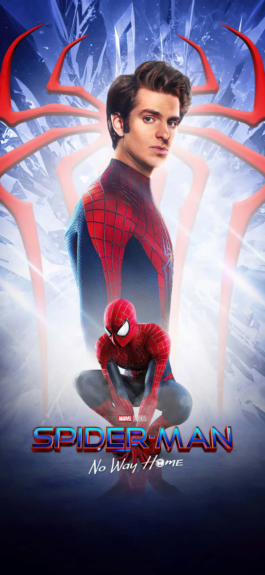 Spiderman Nell'universo Dei Ragni Sfondo