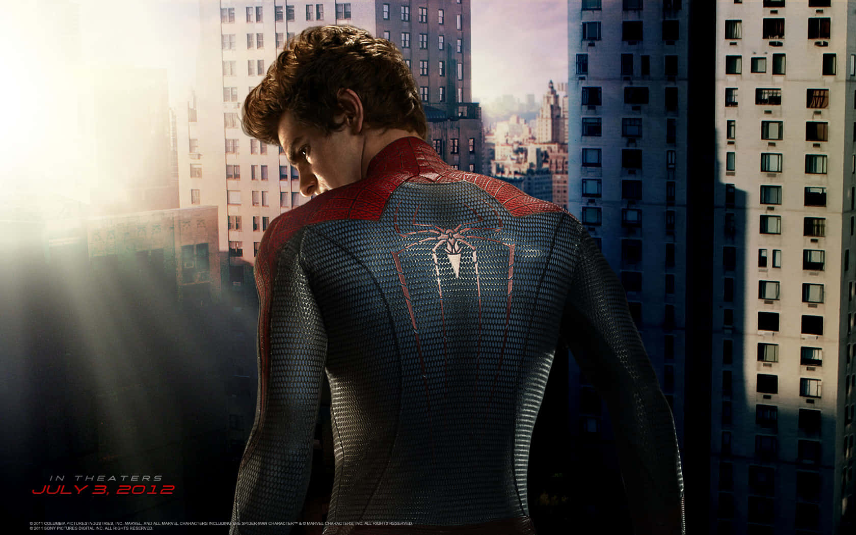 The Amazing Andrew Garfield Spider Man 2 Poster Background