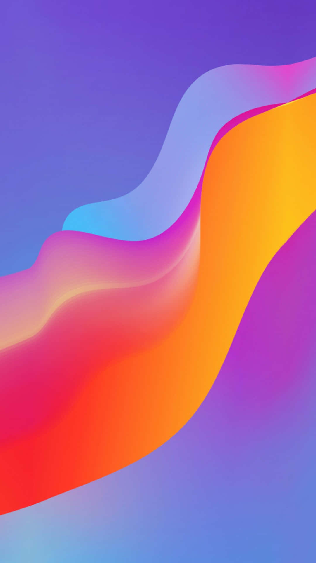 A Colorful Abstract Background With A Wave Wallpaper