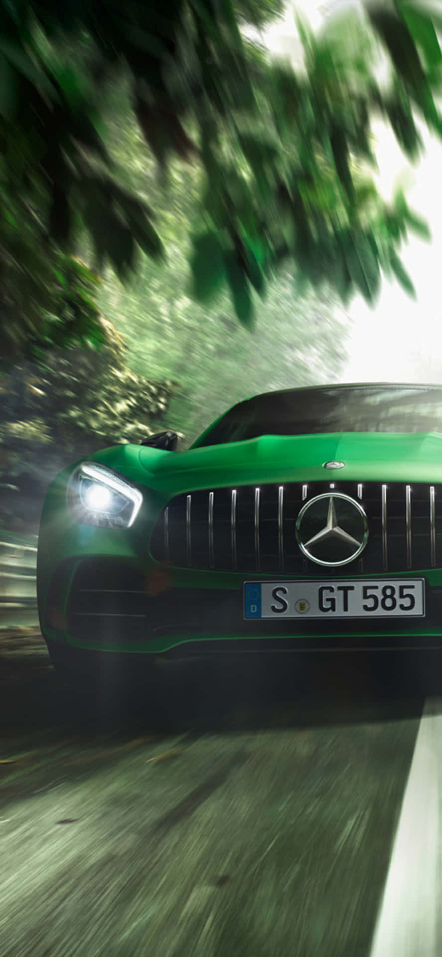 Green Android Amg Gt-r Background