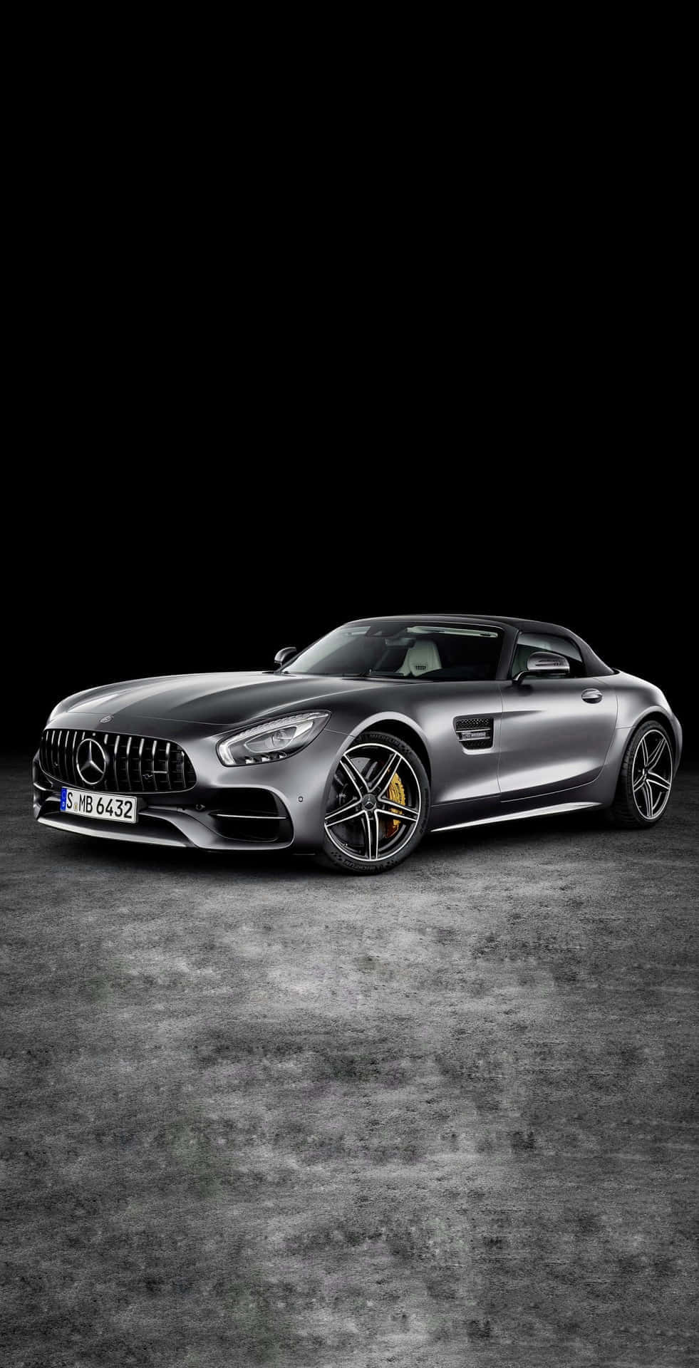 Android Silver Amg Gt-r Black Aesthetic Background