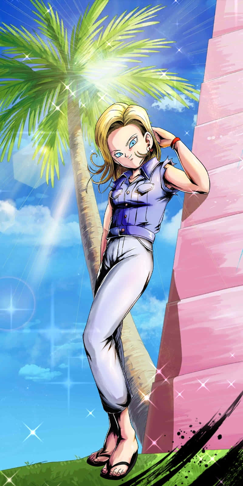 Android Anime Dragon Ball Android 18 Wallpaper