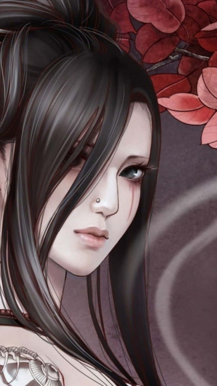 Download Android Anime Of A Geisha Wallpaper 