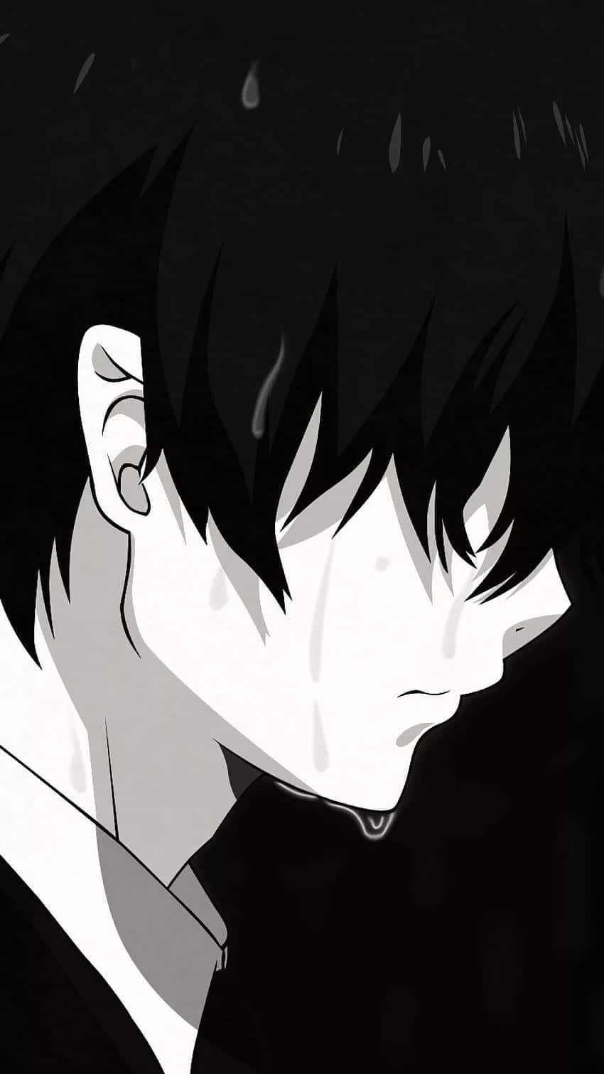 Download Android Anime Sad Boy Crying Wallpaper 