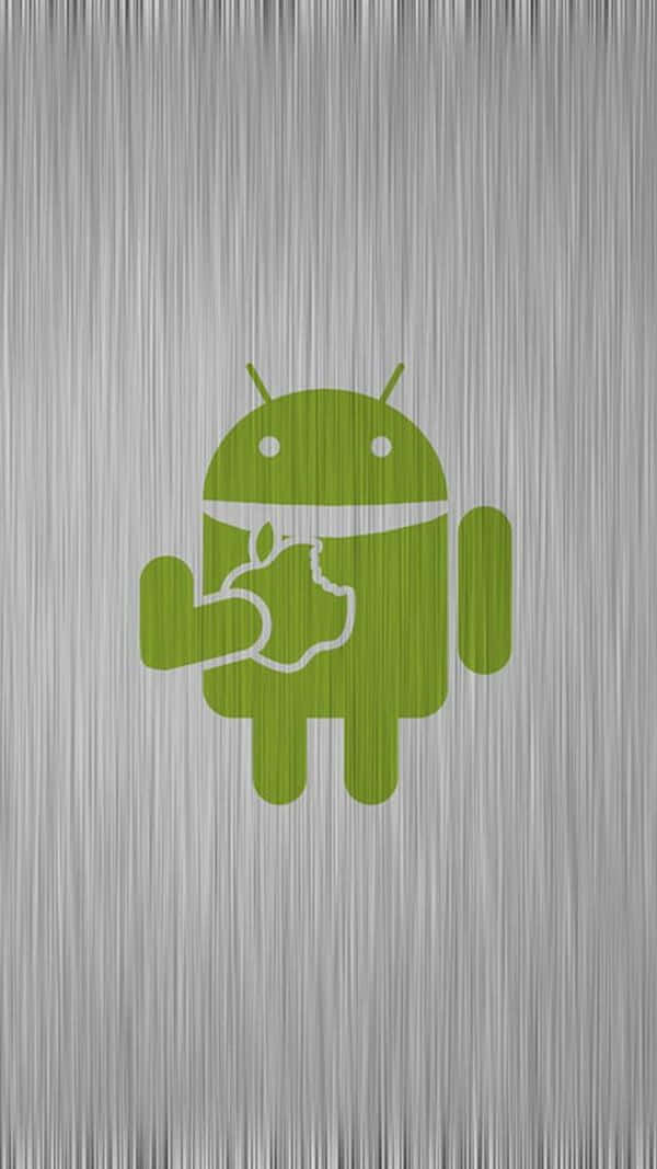 Android Eating The Apple Logo Picture