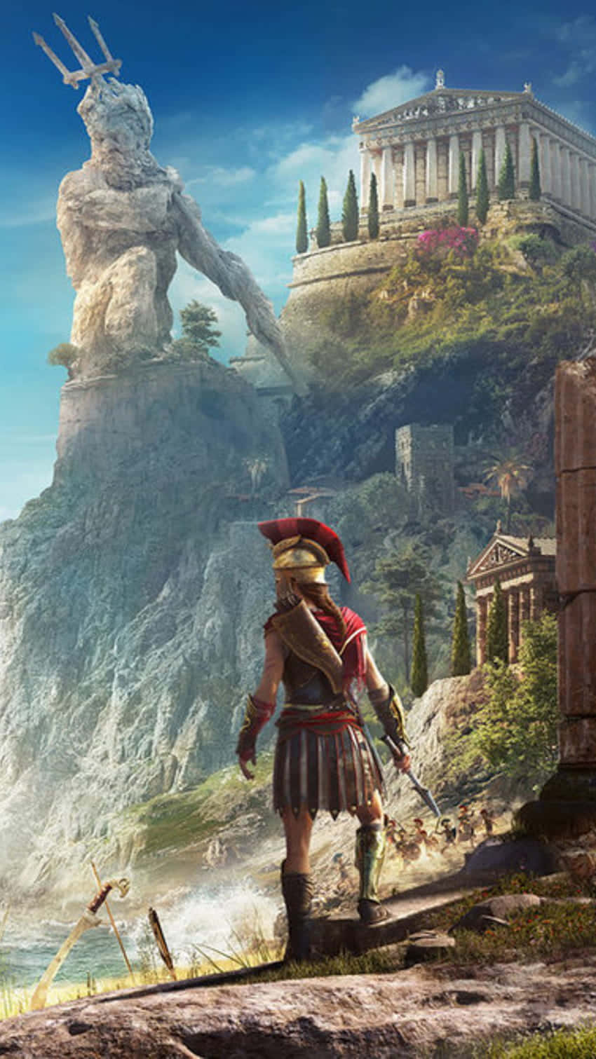 Utforskaantikens Grekland I Android-spelet Assassin's Creed Odyssey.