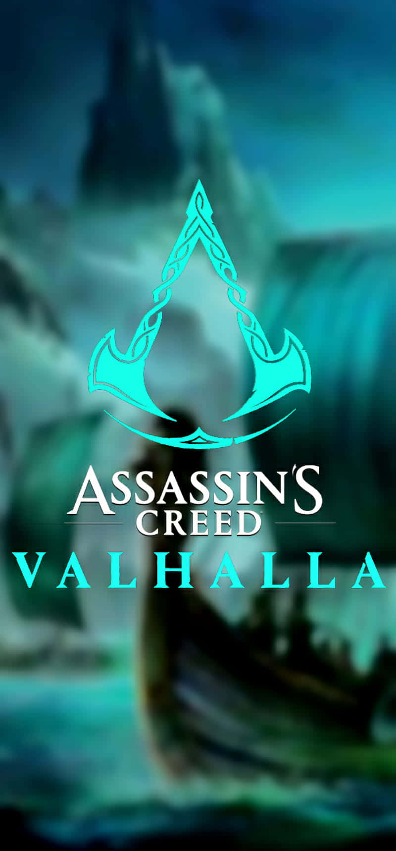Logo In Android Assassin's Creed Valhalla Background